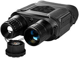 Pro Night Vision Binoculars, Digital Infrared, 4" Screen, 2X Zoom, Essential Outdoor Deer Hunting Accessories, Tactical Gear, Security Goggles, 32GB Card, Multifunction Card Reader, Case
