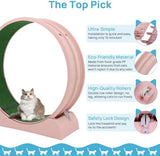 Cat Exercise Wheel, 47.2" Cat Treadmill, Carpeted Runway, Easy to Install, Suitable for Most Cats