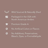 Amazon Brand – Wag Split Elk Antler, Naturally Shed, X-Large (Best for Dogs over 45 lbs)