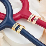 Personalized Stethoscope Name Tag Custom Stethoscope ID Charm Accessories Nurse Gifts for Doctor Vet