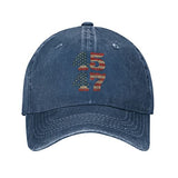 Trump 2024 Hat 45 47 Trump 2024 Hat for Women Baseball Hats with Design Cap Navy Blue