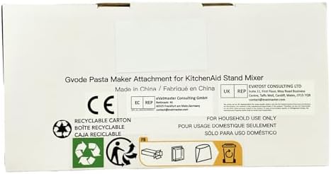 Pasta Attachment for KitchenAid Stand Mixer Included Pasta Sheet Roller, Spaghetti Cutter and Fettuccine Cutter Pasta Maker Stainless Steel Accessories 3Pcs by Gvode