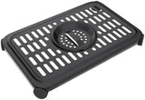 Air Fryer Crisper Plate for Ninja Foodi DZ201,2 Pcs Replacement Grill Pan for Ninja DZ100,Air Fryer Replacement Parts and Accessories