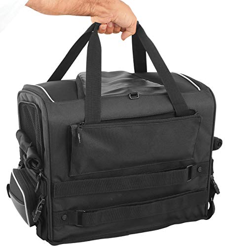 Nelson-Rigg Route 1 Rover Pet Carrier: Weather Resistant, Portable, and Secure Motorcycle pet Carrier/Crate; Fits Harley Davidson, Indian, Yamaha & Suzuki Motorcycles