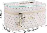 Makeup Bag Cosmetic Bag for Women,Cotton Large Travel Makeup Organizer Bag,Toiletry Bag for Women for Toiletries Accessories Brushes