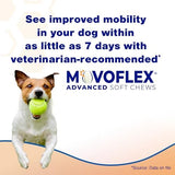 Advanced Soft Chews Hip and Joint Support Supplement for Medium Dogs - Movoflex 60 Count by Virbac