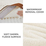 Bedsure Dog Beds Large Sized Dog - Extra-Large Orthopedic Waterproof Puppy Bed with Removable Washable Cover, Egg Crate Foam Pet Mat, Suitable for Pet Up to 100 lbs