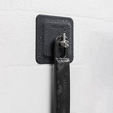 Tooletries - Silicone Back Scrubber with Hook - Exfoliating Shower Brush, Back Washer for Men, Durable Back Brush with Long Handle - Long Lasting Bath & Shower Accessories - Charcoal