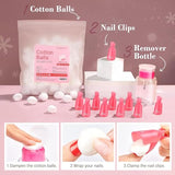 170Pcs Dip Powder Nail Kit, AZUREBEAUTY 36 Colors Brown Purple Christmas New Year Winter Dip Nail Powder Starter Set with Essential Liquid and Removal Accessories Set for French Nail Manicure Salon