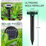 10pk Solar Upgrade Mole Repellent for Lawns Gopher Repellent Ultrasonic Powered Mole Repellent Deterrent Snake Repeller Mole Repellent Outdoor Lawns Garden Yard All Pests Stakes Chaser Sonic Spikes