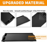 Upgraded W10432544 Griddle Replacement for Whirlpool Stove Parts Cast Iron Griddle Plate, W10432539 Griddle for Kenmore Jennair Maytag KitchenAid Gas Range Cooktop Parts Burner Griddle Pan 1 Pack