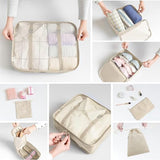 Packing Cubes for Suitcases Travel Luggage Organizers,8 Set Travel Essentials Luggage Organizer for Travel Accessories Shoe Bag Tioletry Bag Laundry Bag