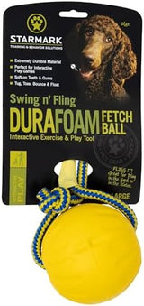 Starmark Swing 'n Fling DuraFoam Ball Dog Toy Large