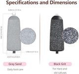Pedicures Replacement Heads for Haootadiy Flawless Pedi, Eelectric Tool Foot File, Pedi Replacement Roller Head fit Finishing Touch Flawless Pedi