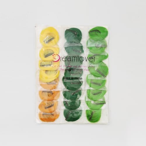 Dreamlover Hair Accessories for Girls, Colored Hair Extensions for Kids, 24 Pieces