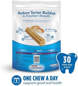 DentaLife Daily Oral Care Dog Treats for Large Dogs 40 plus lbs., Chewy Dental Treat to Freshen Breath and Fight Tartar, Chicken Flavor, 36 oz. each, 30 Chews each/60 Total Chews - 30 ct. Pouch