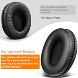 SOULWIT Earpads Replacement for Sony MDR-7506 MDR-V6 MDR-V7 MDR-CD900ST Monitor Headphones, Ear Pads Cushions with Softer High-Density Foam - 7506 PL Black