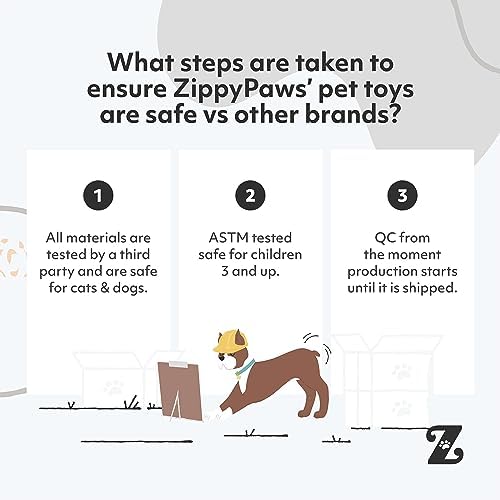 ZippyPaws Burrow, Food Buddies Coffee & Donutz - Interactive Dog Toys for Boredom - Hide and Seek Dog Toys, Colorful Squeaky Dog Toys for Small & Medium Dogs, Plush Dog Puzzles