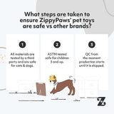 ZippyPaws Burrow, Food Buddies Coffee & Donutz - Interactive Dog Toys for Boredom - Hide and Seek Dog Toys, Colorful Squeaky Dog Toys for Small & Medium Dogs, Plush Dog Puzzles