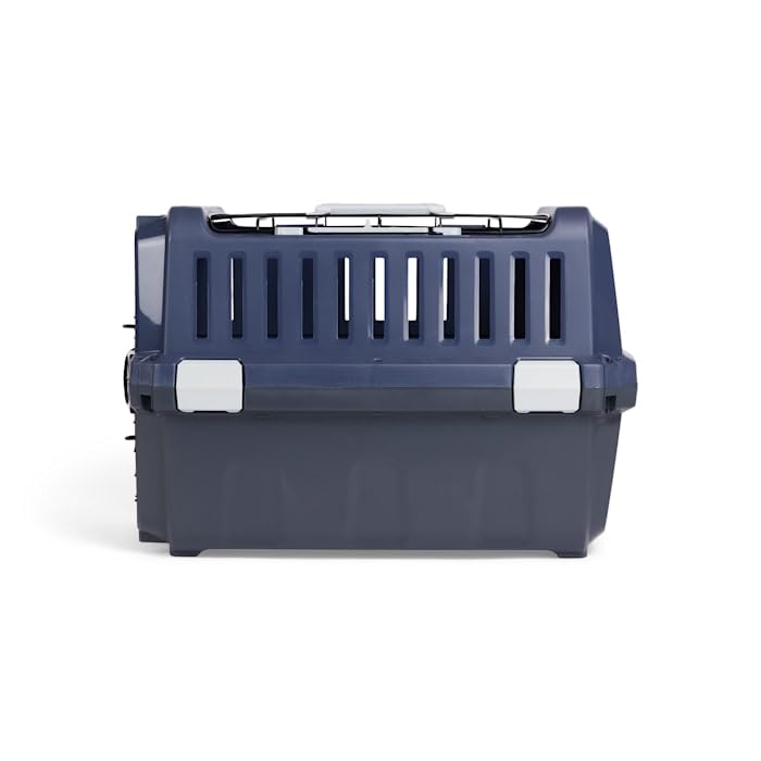 EveryYay by Petco 2-Door Pet Kennel Small 23" L X 15.4" W X 15.8" H Navy & Grey