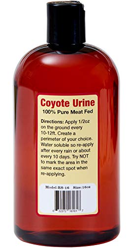 Just Scentsational RS-16 Coyote Urine for Gardens, Hunters, and Trappers, 16 oz