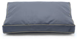 Dalema Dog Bed Cover,Waterproof Tough Plastic DIY Pet Bed Cover,Non Stick Hair Easy to Clean Rectangular Fillable Dog Bed Covers with Zipper(Dark Grey,35" L x 22" W x 4" Th,Cover Only)