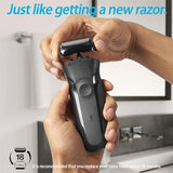 2Pack 21B S3 Electric Replacement Shaver Head Accessories for Series 3 Shaving Razor Head, Suitable for Braun S3 3040s 3000s 3050cc 3010s 3070cc 3080s 3090s 310s 3020s 330s 380s-4, 3090cc Etc
