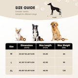 Elevated Dog Bed, Raised Outdoor Dog Bed for Extra Large Sized Dog, Portable Cooling Pet Cot with Breathable & Washable Mesh, Indoor & Outdoor Pet Hammock with Skid-Resistant Feet.