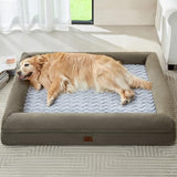 WNPETHOME Washable Dog Beds Large Sized Dog, XXXL Dog Couch, Orthopedic Dog Sofa Bed with Removable & Waterproof Cover, Extra Large Dog Bed with Bolster Sides for Sleeping, Giant Dog Couch with Sides
