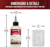 Catchmaster DefiANT Liquid Ant Bait Indoor (50 uses) + 4 Reusable Liquid Ant Bait Stations (2 Stacked), Multi-Surface Pest Control Traps for Home & Outdoor, Reduce & Remove Colonies, American Made