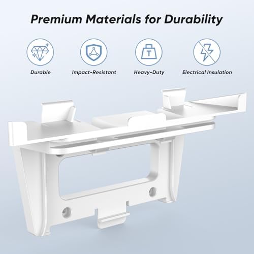 Starlink Gen 3 Mount – Wall Mount for Starlink Gen 3 Router & Power Supply, Space-Saving and Durable Starlink Accessories, Easy Installation for Starlink Router, Modem Router Combo, Mesh Node