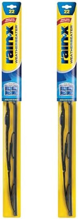 Rain-X 820149 WeatherBeater Wiper Blades, 22" Windshield Wipers (Pack of 2), Automotive Replacement Windshield Wiper Blades That Meet Or Exceed OEM Quality And Durability
