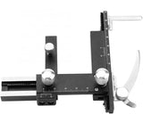 Microscope Accessories Kit Attachable Mechanical Stage X-Y Movable Stage with Scale XSP Biological Microscope Stage Microscope Slides