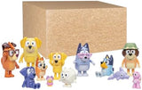 Bluey Super Fan Set, Includes Twelve 2-2.5" Figures, Bingo, Chattermax, Grey Dancer, Floppy Bunny, Lucky, Nana, Jean-Luc Johnny, Lucky's Dad, Joff, Pom Pom & Grandad - 12 Pk | Amazon Exclusive