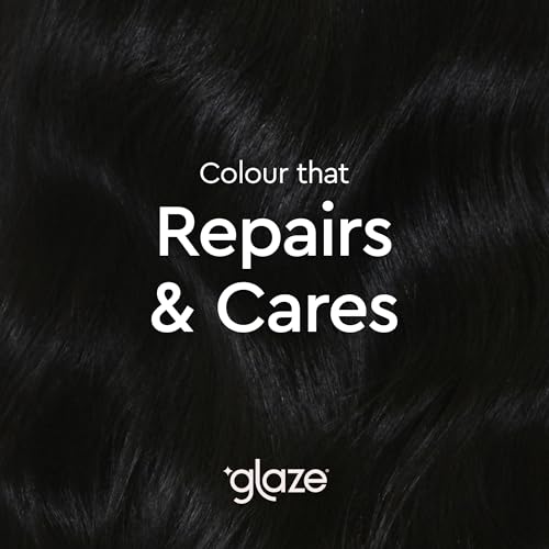 Glaze Super Gloss Color Conditioning Gloss – Lustrous Ebony for Natural Black Hair – Rinse Out Semi-Permanent Hair Gloss that Enhances Color and Boosts Shine & Hydration