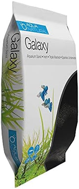 Aqua Natural Galaxy Sand 10lb Substrate for aquascaping, Aquariums, vivariums and terrariums, Black