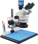 Microscope Kit Stereo Microscope Head Holder Focusing Arm Microscope Ring Mandrel Holder Diameter 76mm Accessories Microscope Lens Adapters (Color : 32mm-Black)