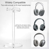 Acrylic Desktop Headphone Holder, Countertop Accessories Stand, Universal for All Music Gaming Headsets 1 Pack(DP015)