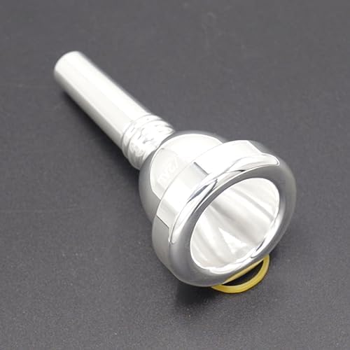 6 1/2AL Trombone Mouthpiece, Silver Plated Mouthpiece, Euphonium Mouthpiece with Superior Sound, Excellent for Baritone and Trombone Instrument Accessories