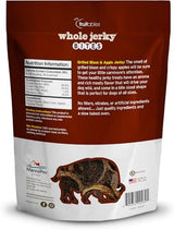 Fruitables Whole Jerky Dog Treats | Jerky Treats for Dogs | Gluten Free, Grain Free, Wheat Free | Made with Premium Meat and No Added Fillers | Grilled Bison and Apple | 5 Ounces