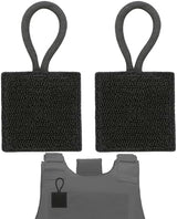 2 Pack Mic Clips for Law Enforcement, Black Radio Mic Holders, Mic Clips for Law Enforcement Vest, Essential Law Enforcement Accessories