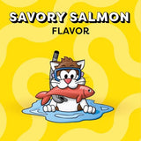 Temptations Classic Crunchy and Soft Cat Treats Savory Salmon Flavor, 48 oz. Bag