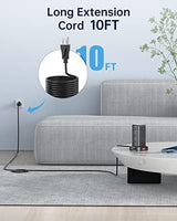 Surge Protector Power Strip 10 FT Cord, Power Strip Tower with 4 USB Ports (1USB C), Extension Cord with 12 AC Multiple Outlets, Home Office Supplies Desk Accessories, Dorm Room Essentials