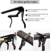 85PCS Guitar Accessories Kit, Include Acoustic Strings,Tuner,Capo,String Winder&Cutter,Picks,Bridge Pins,Nuts & Saddles,Finger Protector,Finger Picks,Fretboard Stickers for Guitar Players