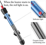 Hitop 25W/50W/100W/300W Adjustable Aquarium Heater, Submersible Glass Water Heater for 5 – 70 Gallon Fish Tank (100W)