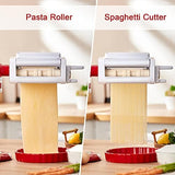 ANTREE 3-IN-1 Pasta Attachment & Ravioli Attachment for KitchenAid Stand Mixers, Pasta Maker Accessories included Pasta Sheet Roller, Spaghetti Cutter and Ravioli Maker Attachment