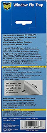 Raid Window Fly Trap, 4 Count (Pack of 3)