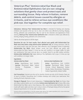 Vetericyn Plus Dog and Cat Eye Care | Flush and Soothe Eye Irritations, Dog Tear Stain Cleaner, Safe for All Animals. (Eye Care Kit)