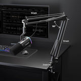MAONO Dynamic Gaming Microphone with Software: USB XLR Podcast Computer Microphone with Boom arm - RGB PC Mic for Gamer - Podcast Microphone for Streaming Recording Studio YouTube Online Chat PD100XS