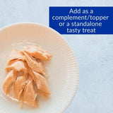 INABA Premium Hand-Cut Grilled Chicken Fillet Cat Treats/Topper with Vitamin E and Green Tea Extract, 0.9 Ounces Each, Pack of 6, Shrimp Broth